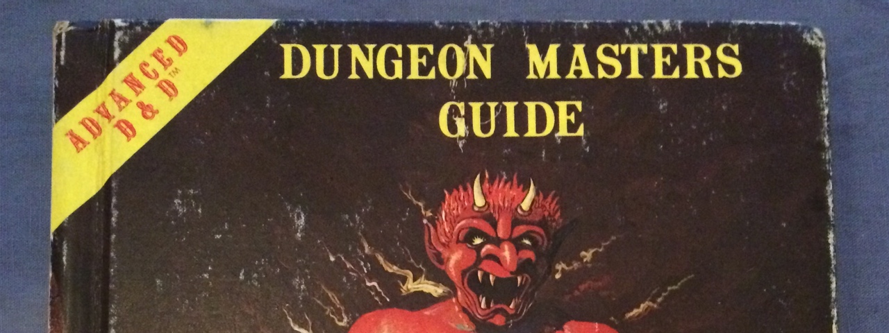 AD&D 1e Dungeon Masters [sic] Guide cover